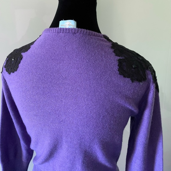 Cardigan sweater. Pretty lace - Picture 5 of 5